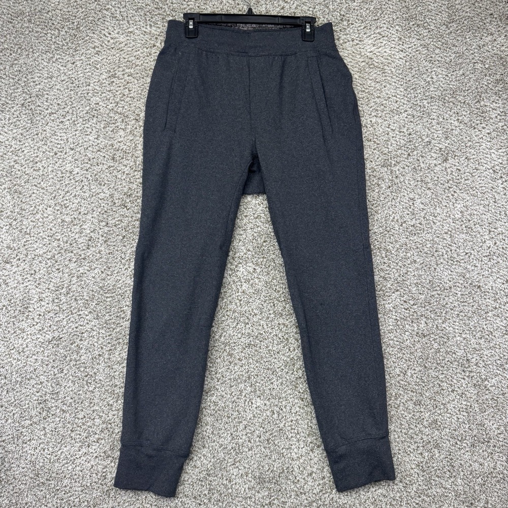 Lululemon Intent Jogger Men's Size Medium Heathered Grey Pockets Sweatpants Logo